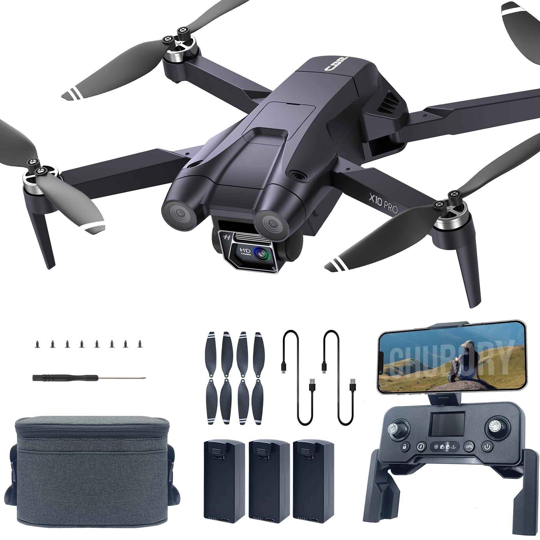 CHUBORY X10 PRO 5G FPV delivers low-latency live feed.
