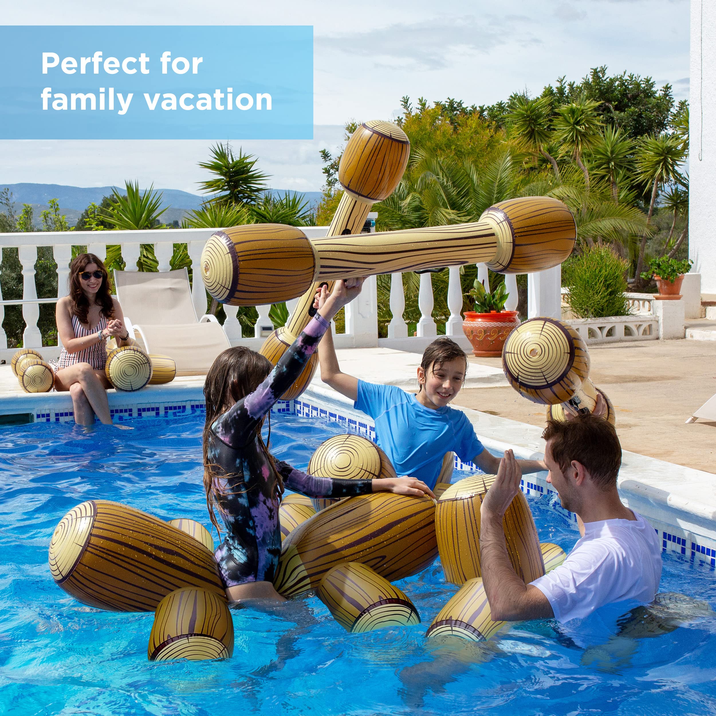 Chuchik family water games provide screen-free summer fun.