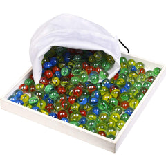CHUKEMAOYI green cat-eye marble ready for indoor or outdoor games.
