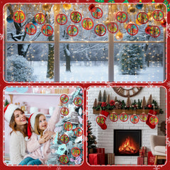 Chunful wooden Christmas decor for trees, windows, or garlands.