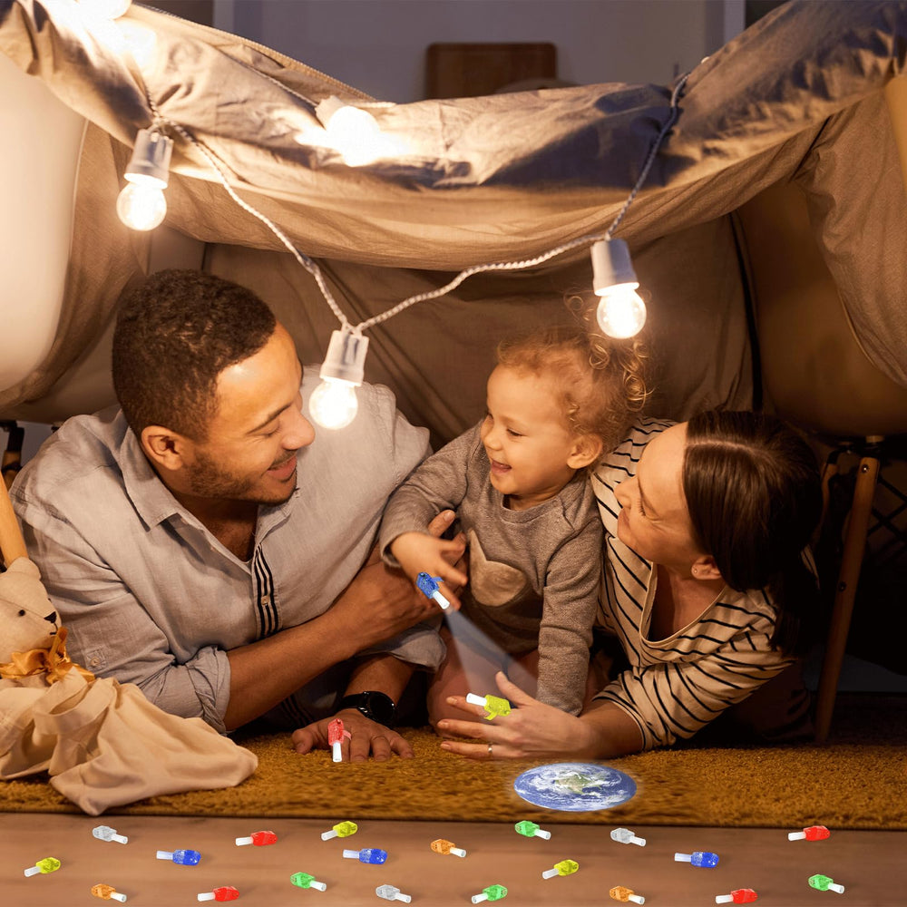 CHUNNIN 6-pattern space finger lights spark curiosity in kids and guests