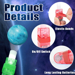 CHUNNIN galaxy finger light with rocket motif brightens birthday celebrations