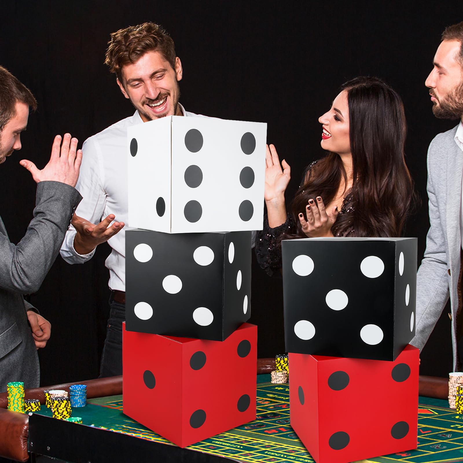 CHUNNIN poker cards decor, ideal casino night props.