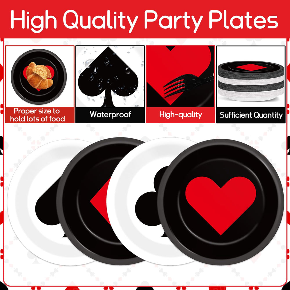 CHUNNIN casino-plate designs feature cards and symbols for tabletop flair.