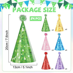 CHUNNIN colorful glitter hats six colors elevate party vibes and photos.