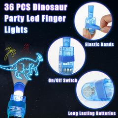 CHUNNIN dinosaur finger light worn on finger provides hands-free fun.