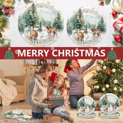 CHUNNIN watercolor pattern decor adds artistic charm to holiday tables
