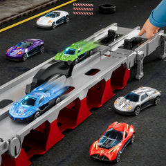 Ci Vetch foldable track with handle makes setup and transport easy for parents.