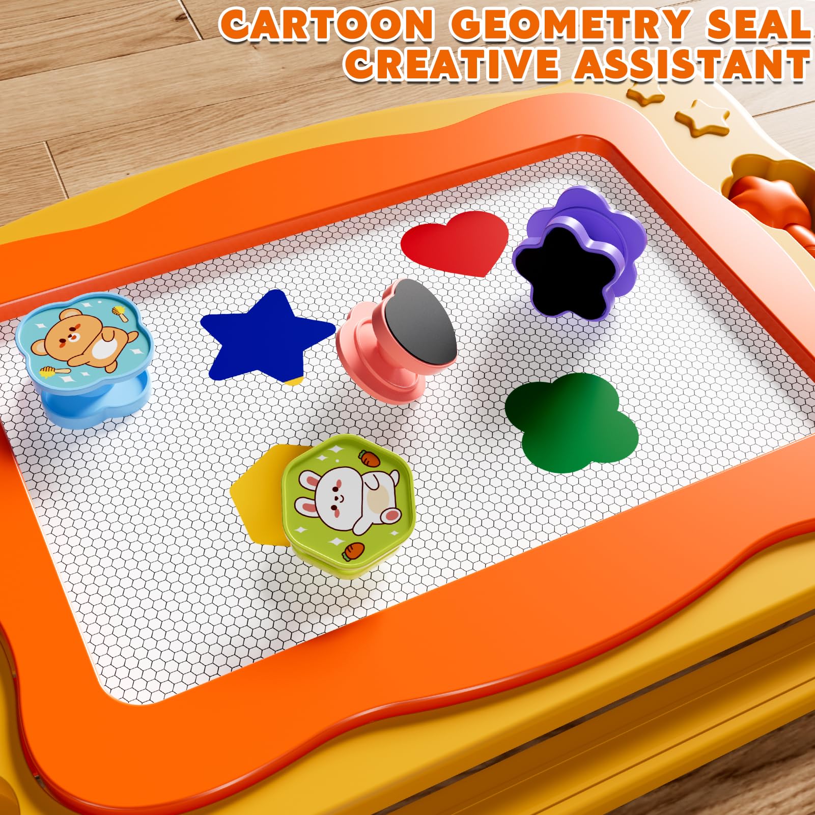 Ci Vetch portable design makes drawing fun during car trips and travel.