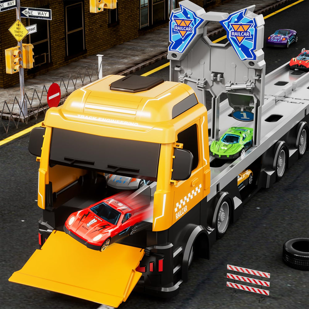 Ci Vetch portable truck handle makes carrying the light truck easy.
