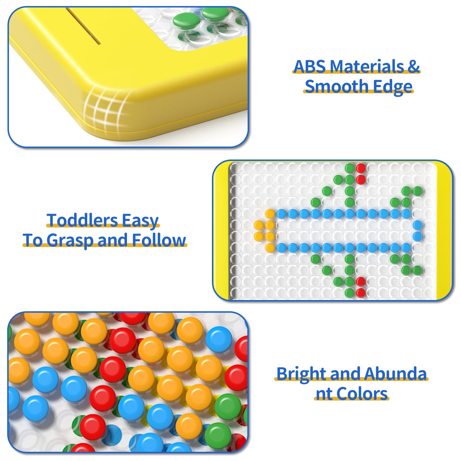 Ci Vetch board's smooth rounded corners ensure safe handling by children.
