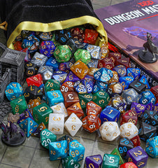 CiaraQ DND set includes d20, d12, two d10, d8, d6, d4.