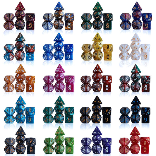 CiaraQ large black drawstring bag keeps all dice organized.