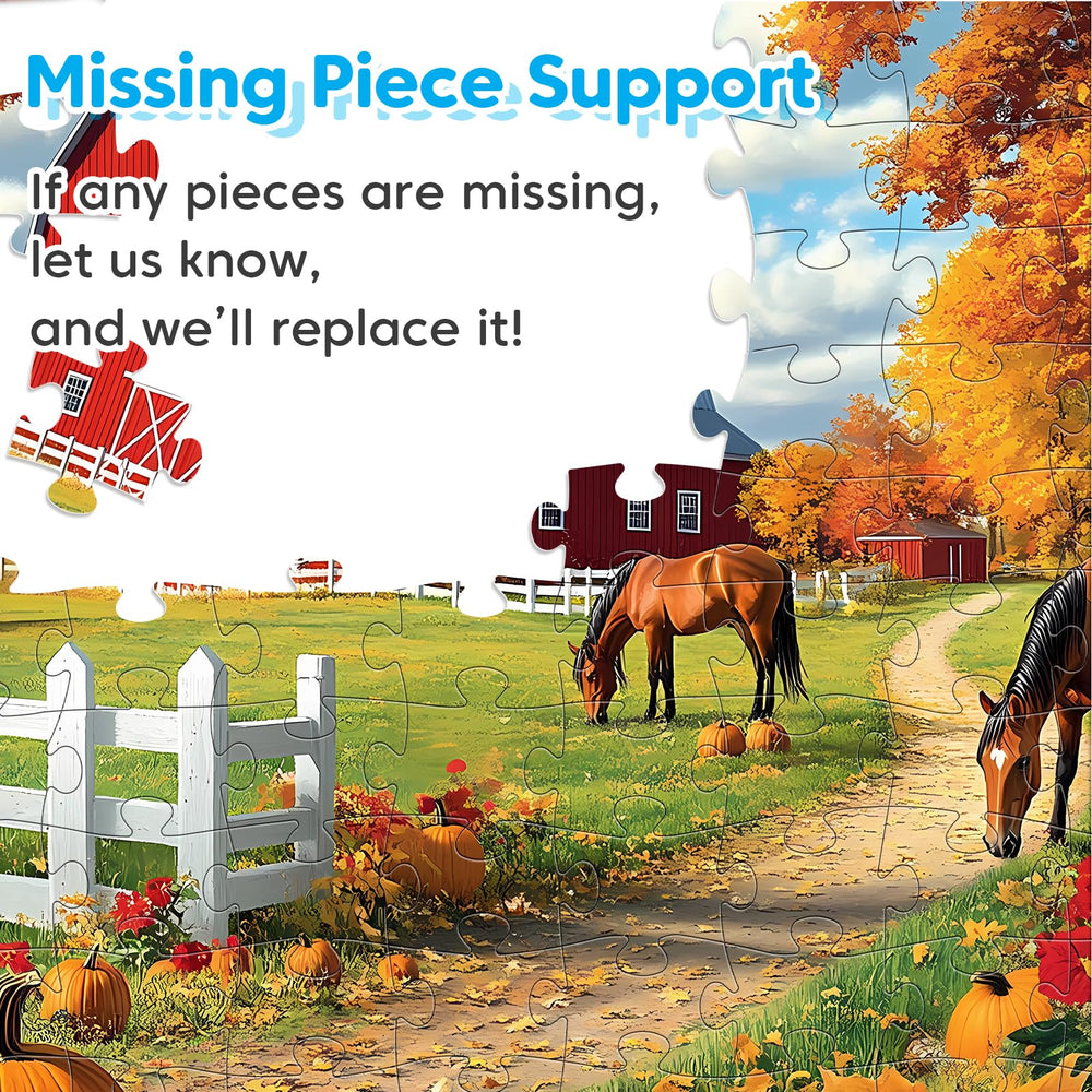 Ciavotie missing-piece replacement policy reassures shoppers.