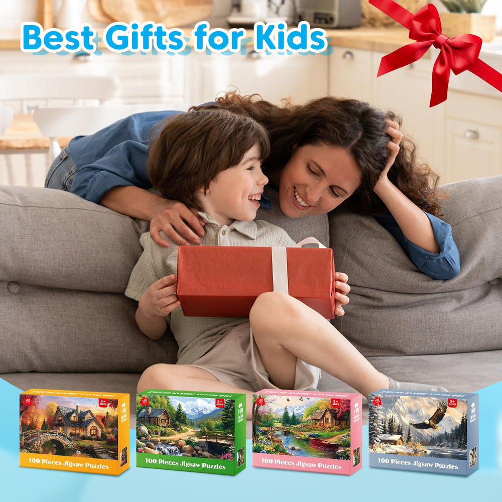 Ciavotie safe and durable recycled cardboard construction for puzzles