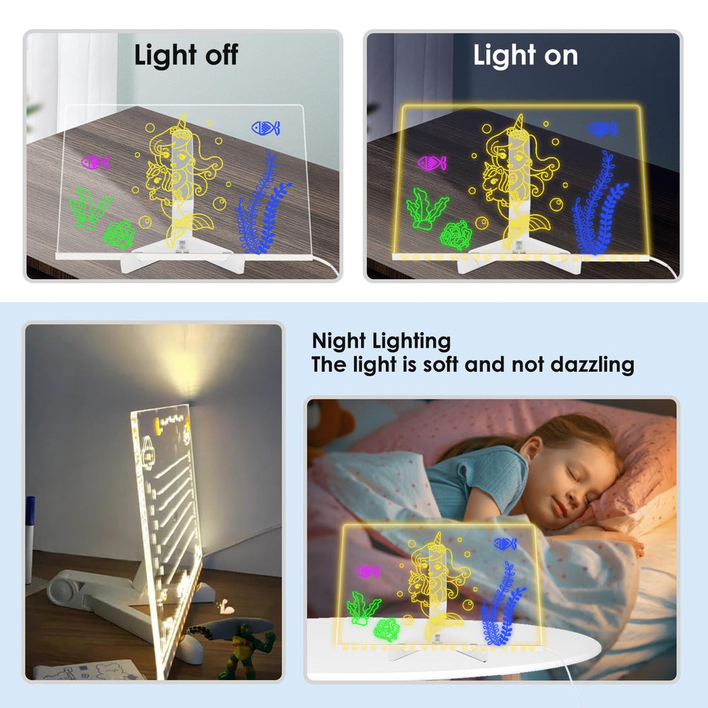 CIBOTIES LED note board leaves sweet notes for loved ones