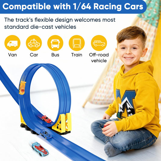 Cieex track with a 360° loop enables creative layouts and spins