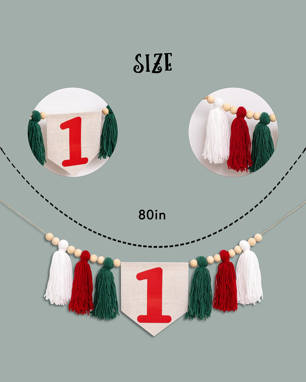 CIEQR Easy-to-hang birthday banner requires no assembly for quick setup.