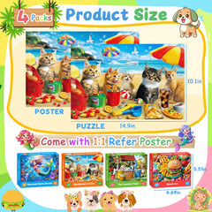 Ciesa 100-piece puzzle pack box highlights sturdy packaging and gift-ready look.