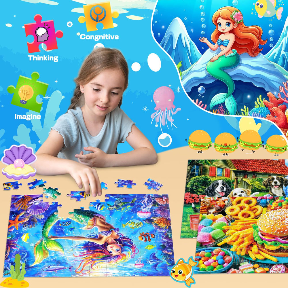 Ciesa Snack Art puzzle featuring vibrant snacks to spark shared sessions.