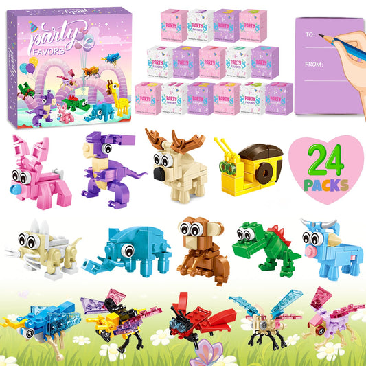 Ciesa valentines building blocks set for kids classroom gifts and play.