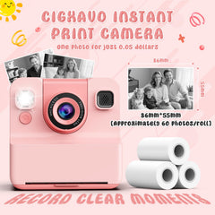 CIGXAVO Kids Camera 2000mAh battery supports hours of use