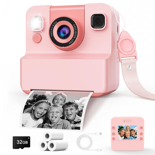 CIGXAVO Kids Camera front view showing portable design for easy photos
