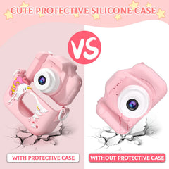 CIMELR kid's camera with front and rear HD lenses for clear photos