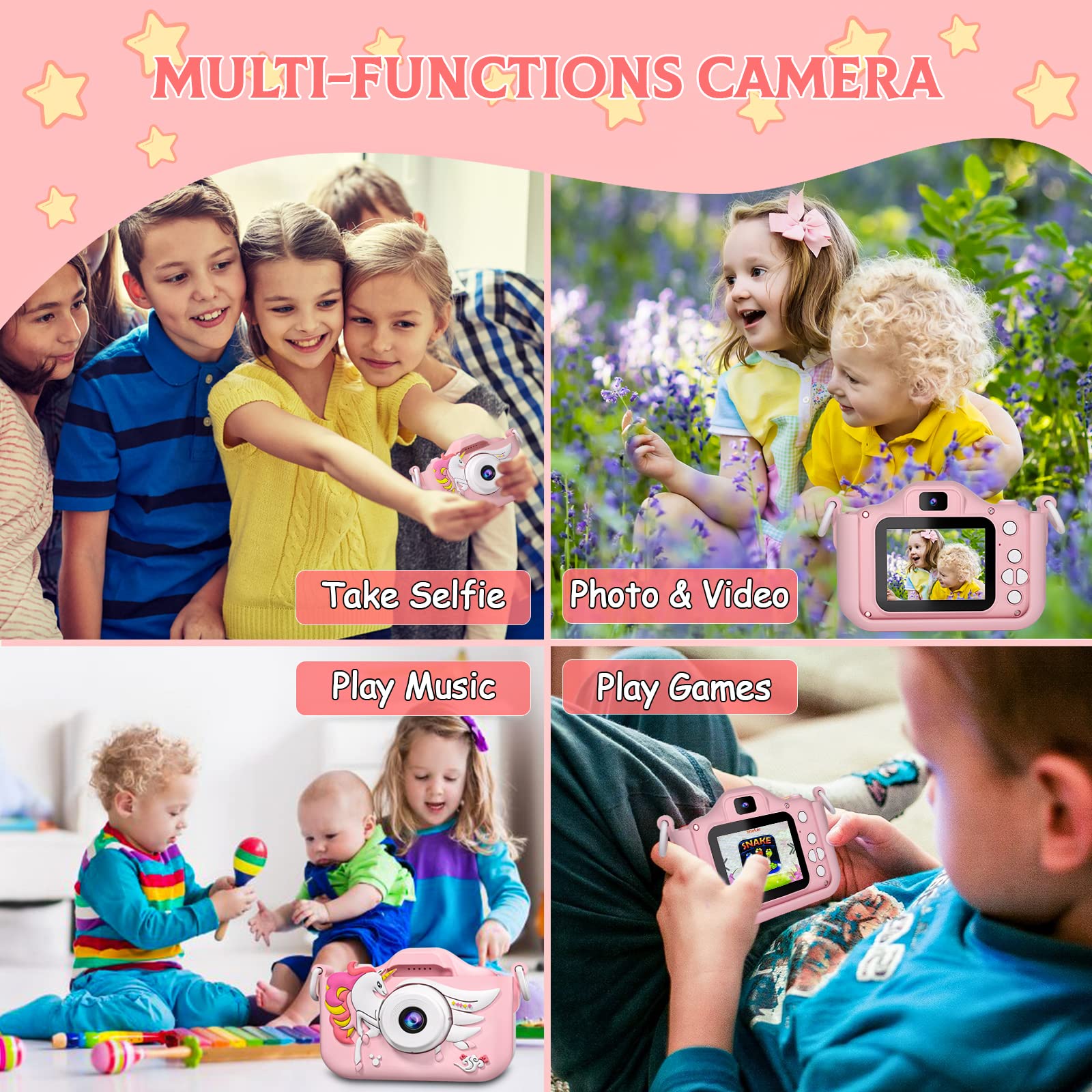 CIMELR kid's camera lanyard for easy portability