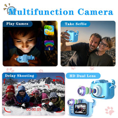 CIMELR Kids Camera comes with a lanyard for easy carrying on adventures.