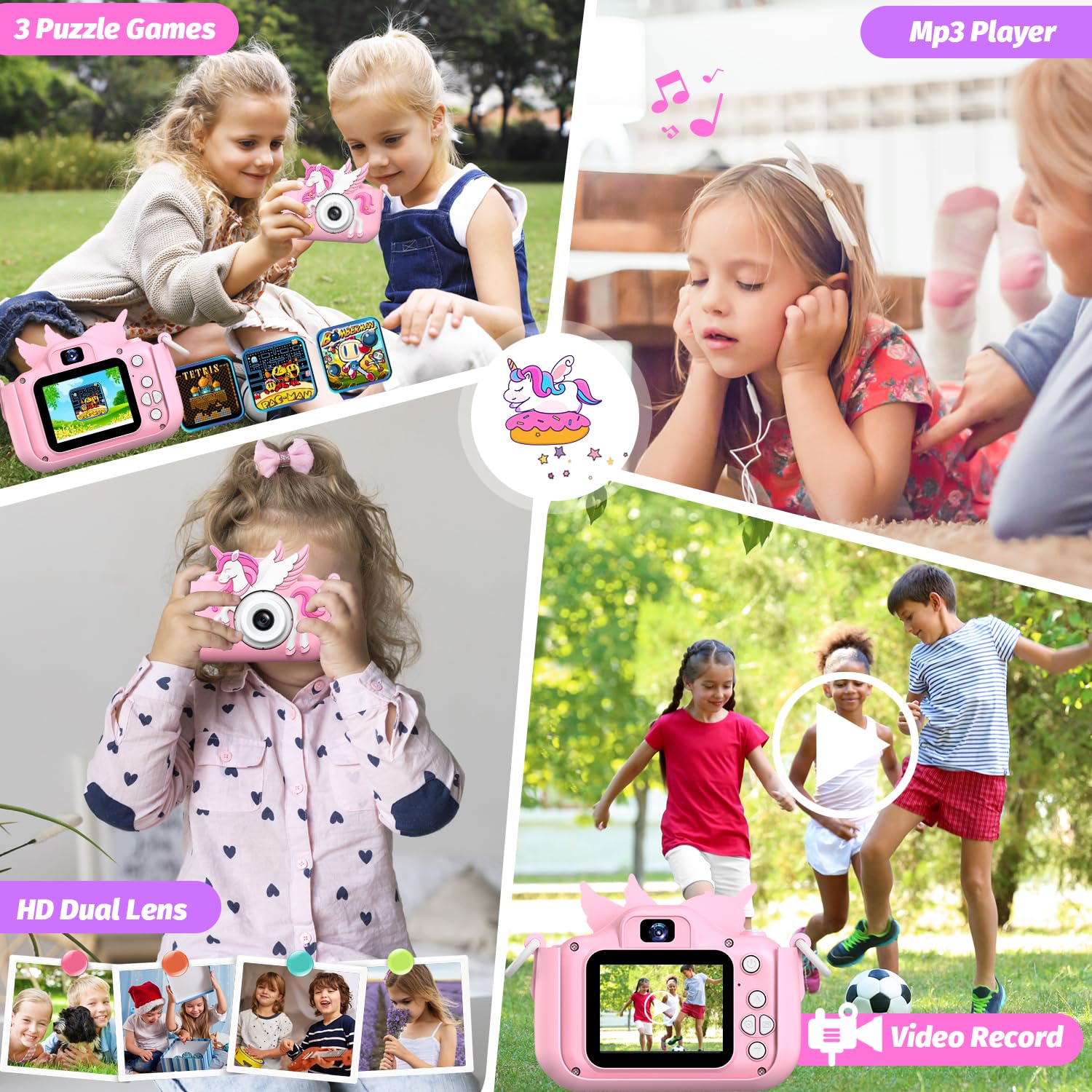 Cimizi 32GB SD card installed stores thousands of photos and videos.