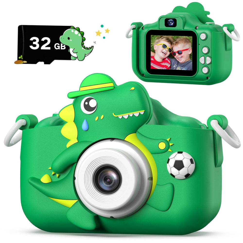Cimizi dinosaur camera with protective case showcases kid-friendly design for safe play