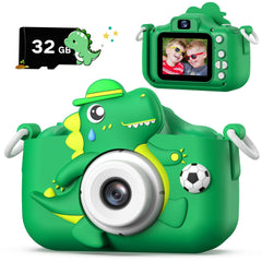 Cimizi dinosaur camera with protective case showcases kid-friendly design for safe play