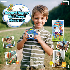 Cimizi dinosaur kids camera with lanyard ready for outdoor adventures