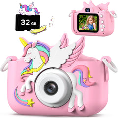 Cimizi Kids Camera front and back dual cameras for easy selfies.
