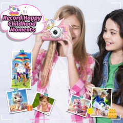 Cimizi Kids Camera selfie mode showcases the front-facing lens for quick shots.