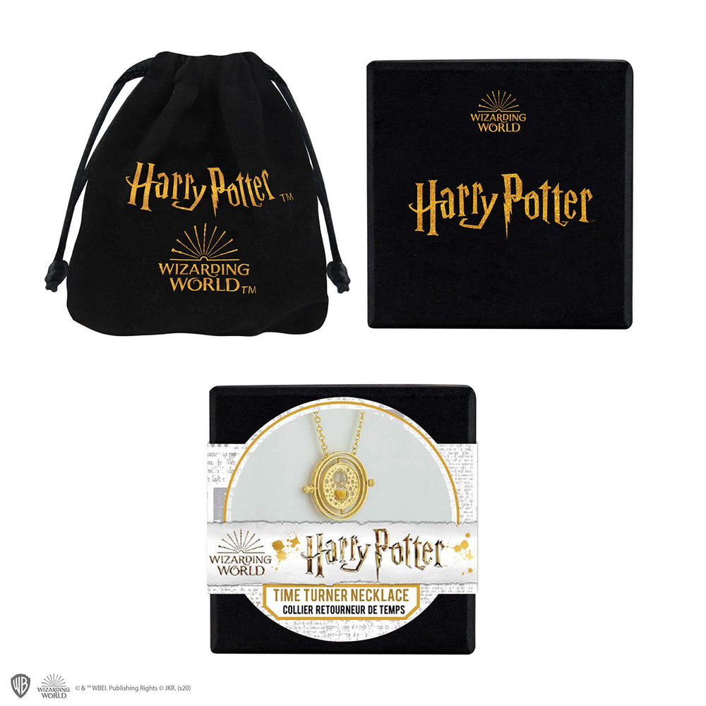 Cinereplicas Time Turner pendant with Hogwarts-inspired motif for collectors