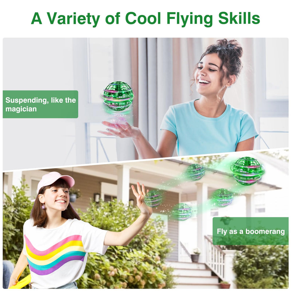 Ciniffo Flying Orb Ball floats and glides for indoor practice.