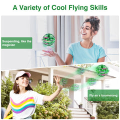 Ciniffo Flying Orb Ball floats and glides for indoor practice.