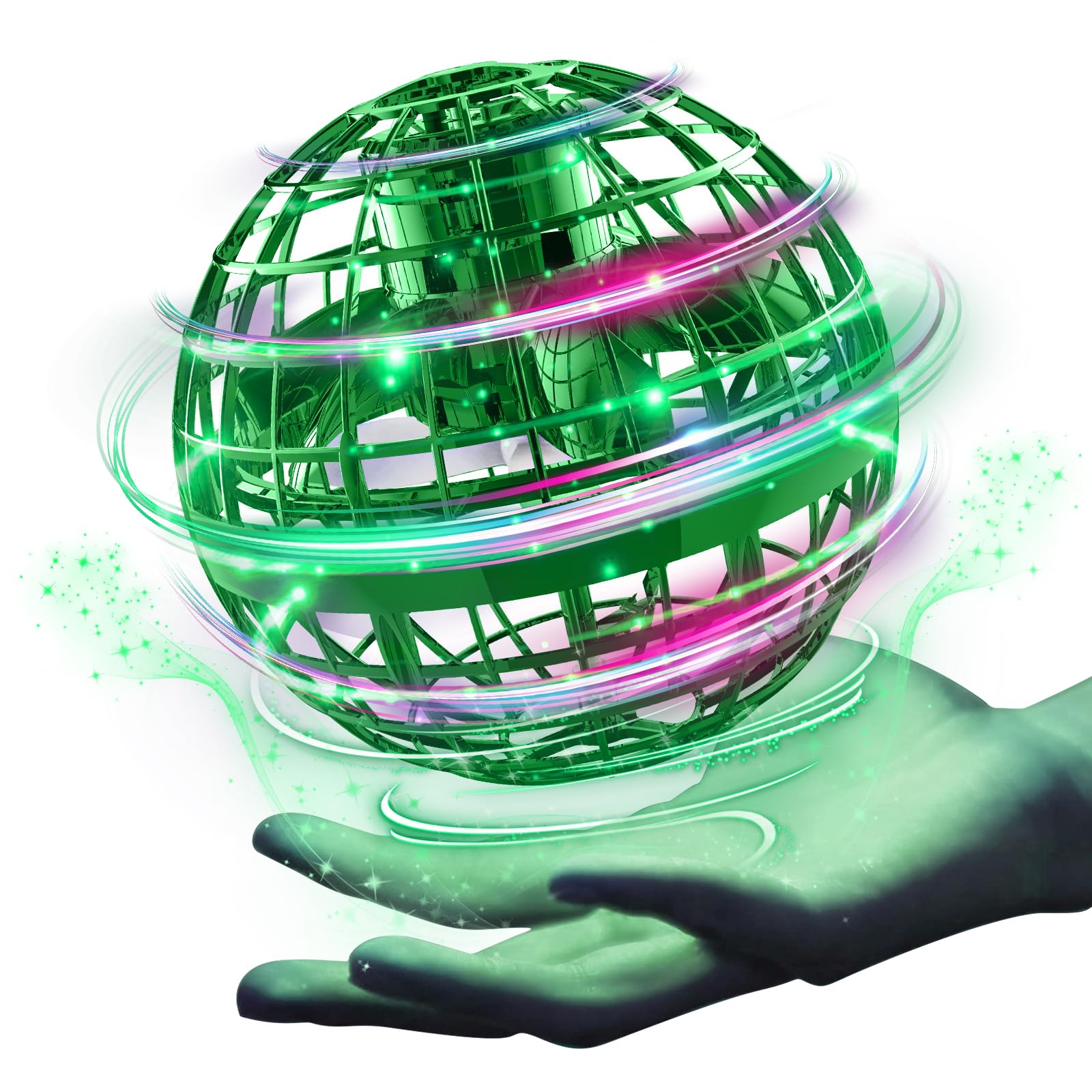 Ciniffo Flying Orb Ball in hand-control mode for dynamic play.
