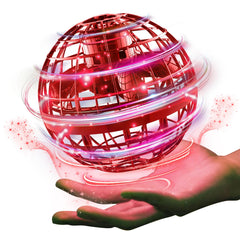 Ciniffo Flying Orb Ball red hand-control close-up for precise interactive play