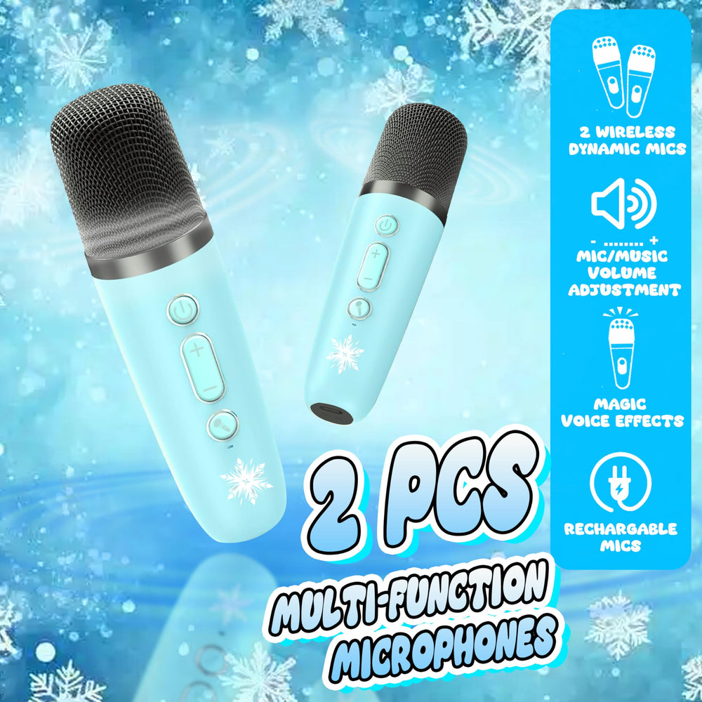 CINKOLA mini karaoke device compact design for easy travel and play.