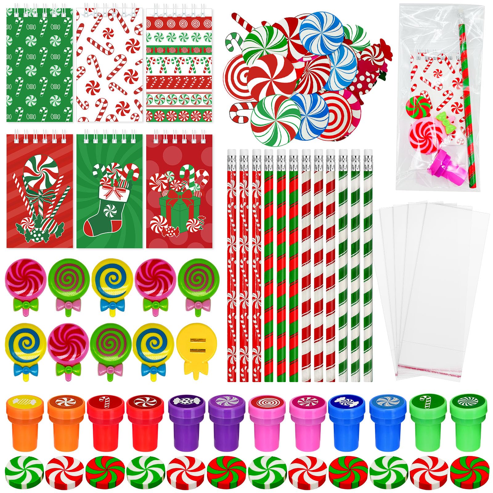 Cinrobiye Christmas candy set overview for classroom rewards and festive gifts.
