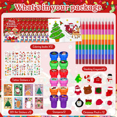 Cinrobiye rainbow crayons provide smooth color blending for bright holiday art.