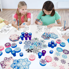Cinrobiye Snowflake pencil sharpeners kept ready for class