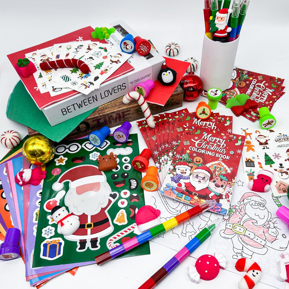 Cinrobiye stampers create quick festive prints for prizes and crafts.