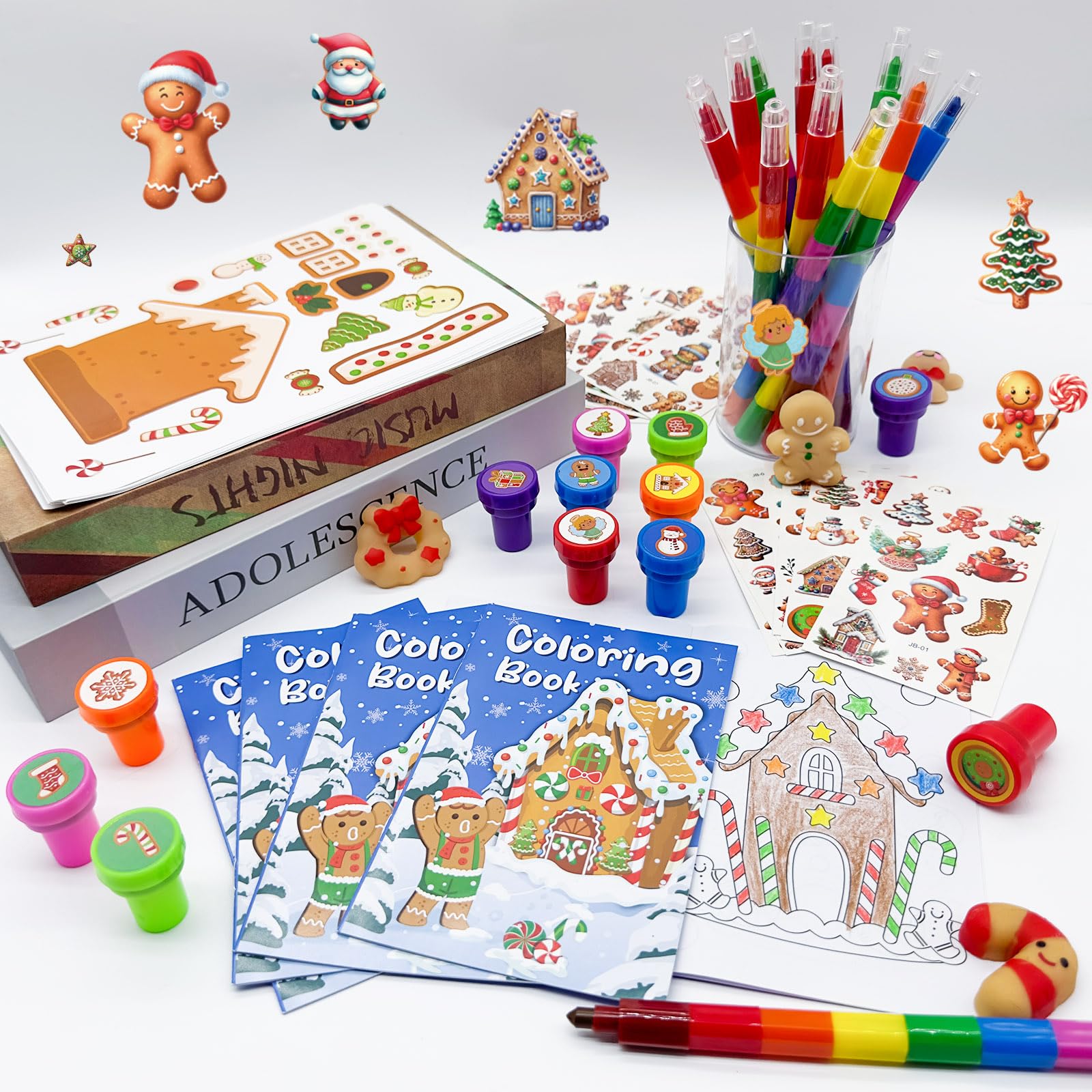 Cinrobiye tattoo stickers for fun, removable winter-themed embellishments