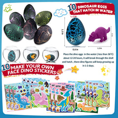 CIRDOTSH dinosaur stickers pack for decorating goody bags and crafts