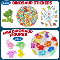 CIRDOTSH make-a-dinosaur-face stickers for creative party art
