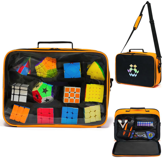 Ciseret transparent storage case front view showing organized design for easy access